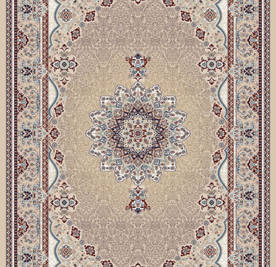 Овальный ковёр Shahriyar 4214A_CREAM_CREAM, Турция