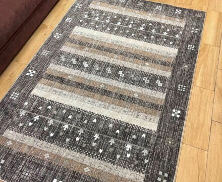 Прямоугольный ковёр Effero  A525BL_ANTRASIT_GREY, Турция