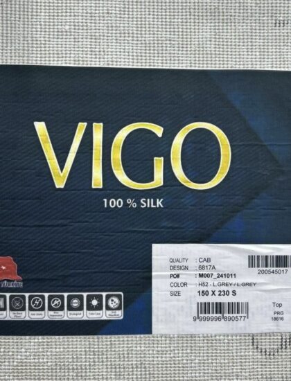 Круглый ковёр Valentino + vigo 6817A_L_GREY_L_GREY, Турция