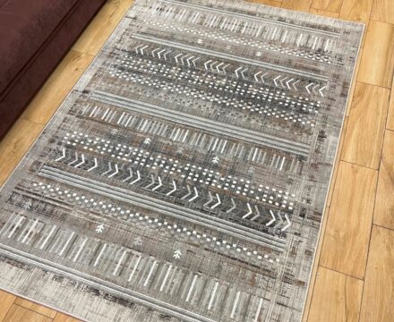 Прямоугольный ковёр Effero  A520BG_GREY_D_GREY, Турция