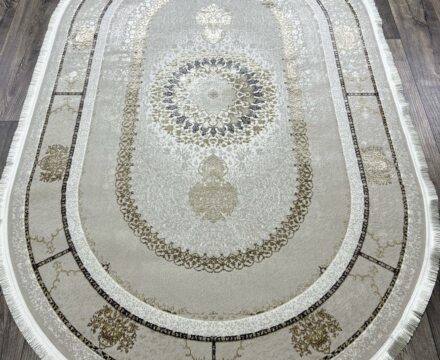 Овальный ковёр Irani lux 6758A_CREAM_CREAM, Турция