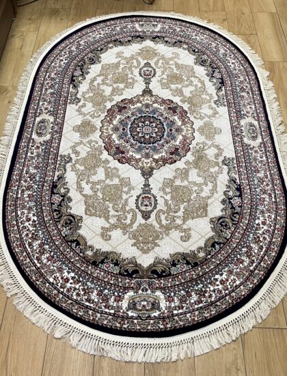 Овальный ковёр Shahriyar 3854N_NAVY_NAVY, Турция