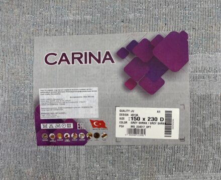 Прямоугольный ковёр Carina 4913A_GREY_GREY, Турция