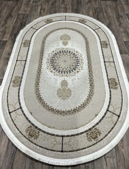 Овальный ковёр Irani lux 6758A_CREAM_CREAM, Турция