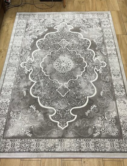 Квадратный ковёр Palermo 01289C_CREAM_L_GREY, Турция