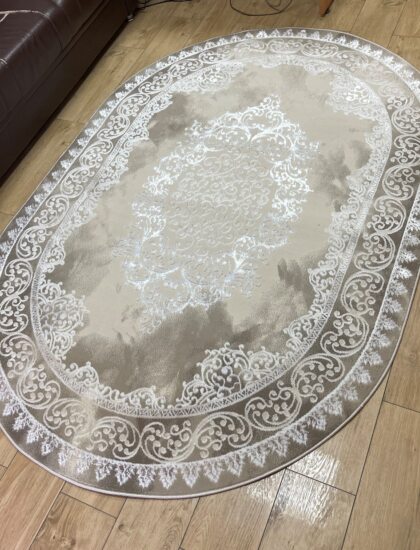 Круглый ковёр Palermo 0102SA_IVORY_BEIGE, Турция