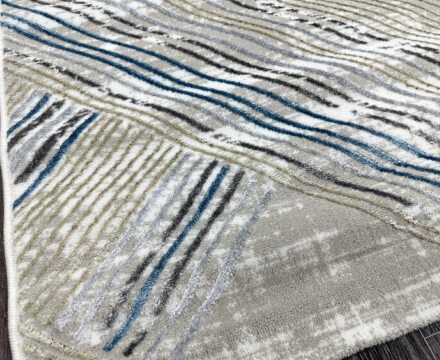 B048A_BLUE FDY / BEIGE SHRINK