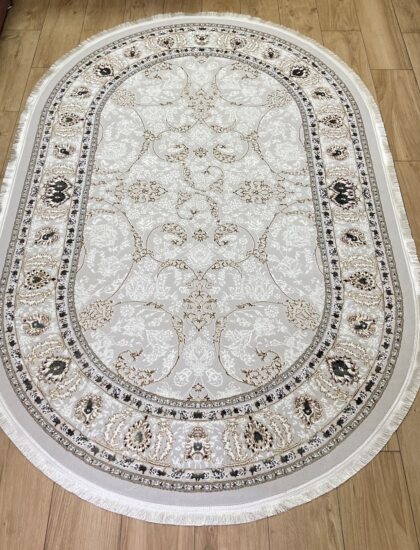 Овальный ковёр Irani lux 6839A_CREAM_CREAM, Турция