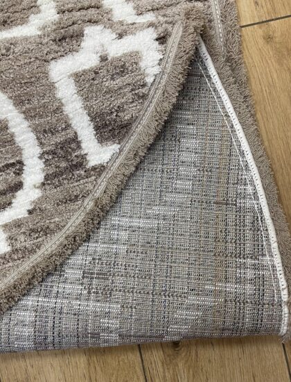 Овальный ковёр Sun_life  A947AC_L_BEIGE_P_WHITE, Турция