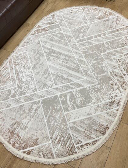 Овальный ковёр Palmira premium  4903A_BEIGE_BEIGE, Турция