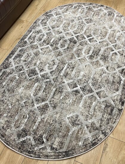 Овальный ковёр Effero  A765AD_L_BROWN_GREY, Турция