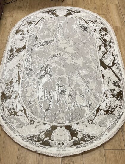 Круглый ковёр Palmira  5326A_L_BROWN_L_BROWN, Турция