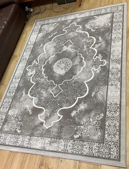 Прямоугольный ковёр Palermo 01289C_CREAM_L_GREY, Турция