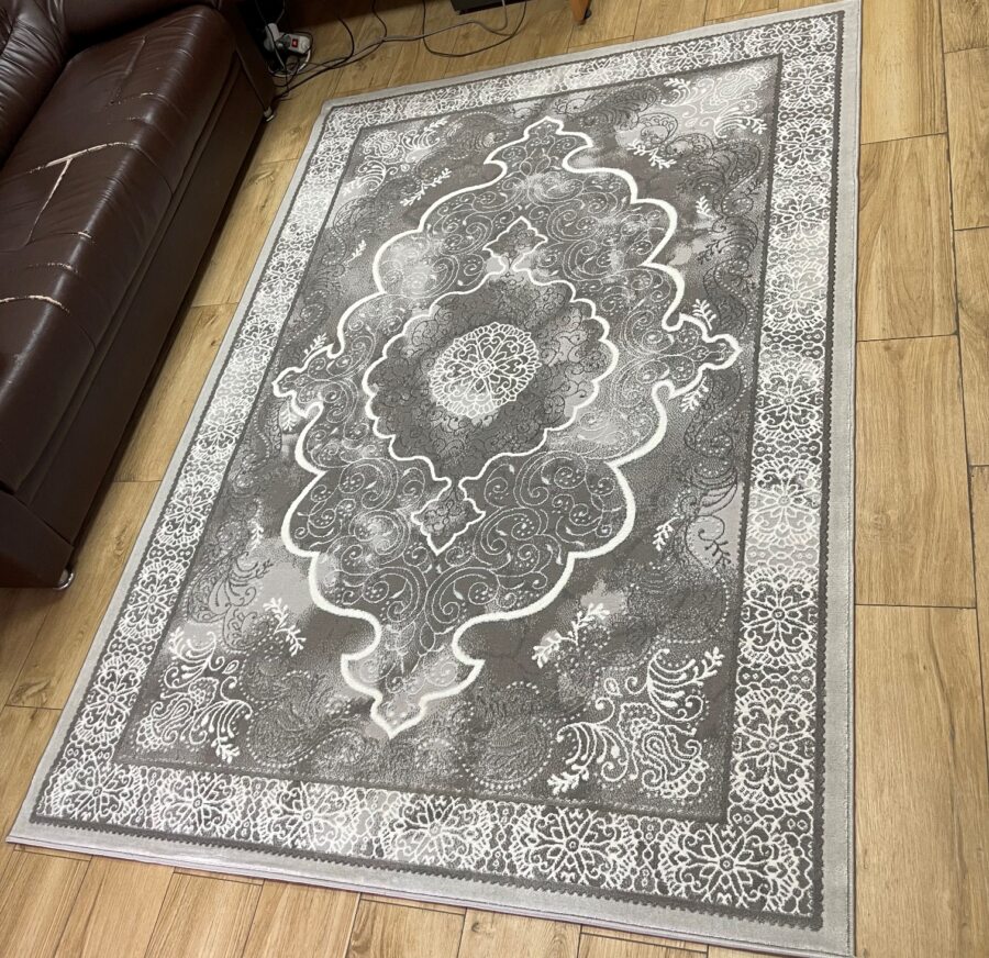 Прямоугольный ковёр Palermo 01289C_CREAM_L_GREY, Турция