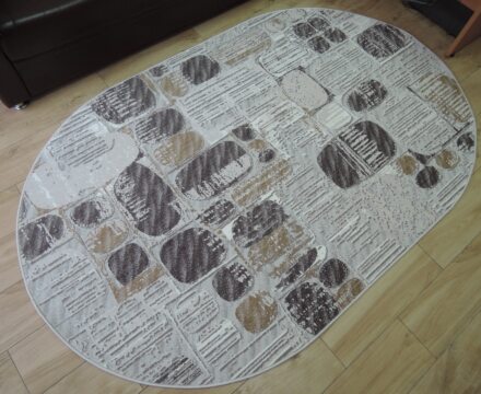 Овальный ковёр Armada  3405A_GREY_GREY, Турция