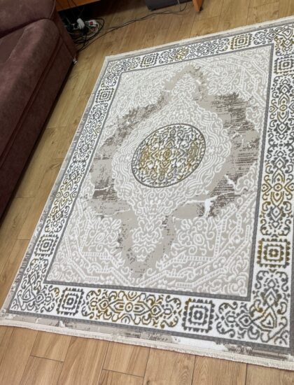 Прямоугольный ковёр Forte 6224A_MUSTARD_MUSTARD, Турция