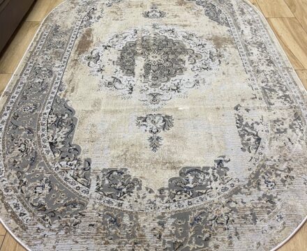 Овальный ковёр Panda  BB336A_L_GREY_C_BEIGE, Турция