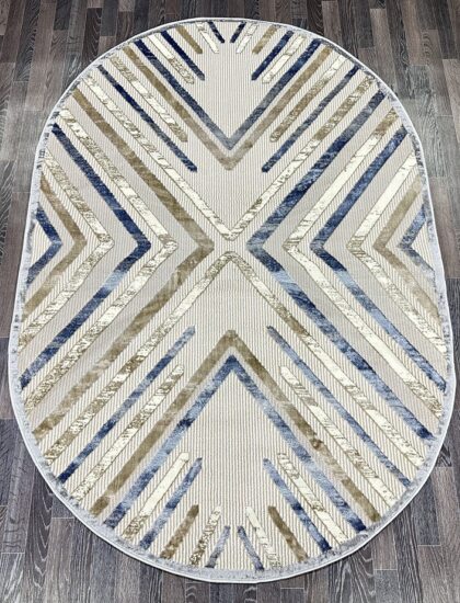 D037A_CREAM SHIRINK / BLUE FDY