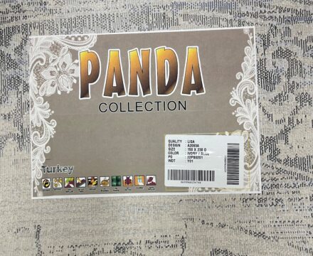 Овальный ковёр Panda  A2093A_IVORY_BLUE, Турция