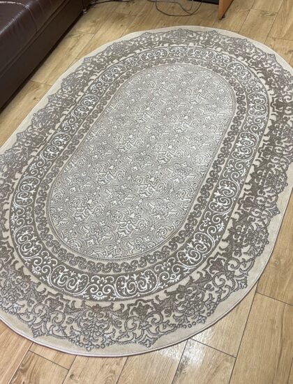 Круглый ковёр Palermo 00501A_L_BEIGE_CREAM, Турция