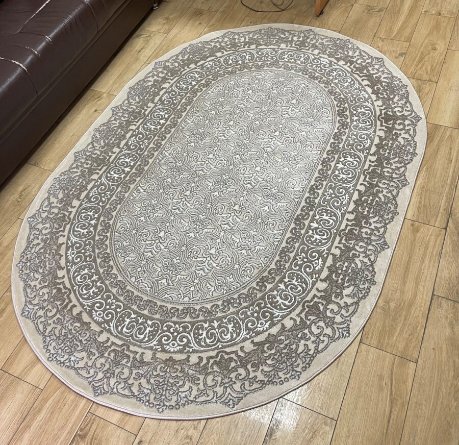 Круглый ковёр Palermo 00501A_L_BEIGE_CREAM, Турция