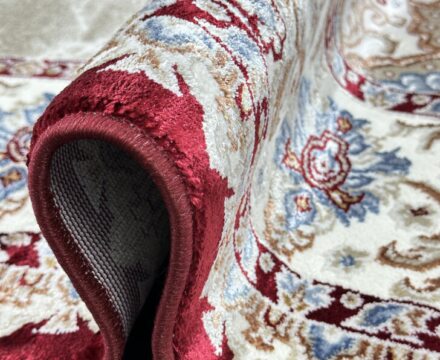 00633A_BURGUNDY / BEIGE FDY