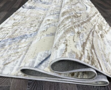 D065A_CREAM SHIRINK / BLUE FDY