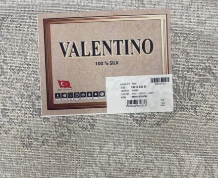 Овальный ковёр Valentino + vigo 5994A_L_GREY_L_GREY, Турция