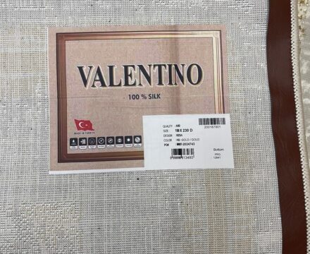 Квадратный ковёр Valentino + vigo 6025A_GOLD_GOLD, Турция