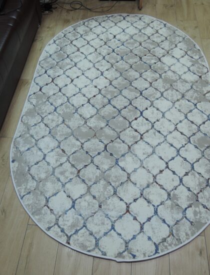 Овальный ковёр Selin  2916B_CREAM_CREAM, Турция