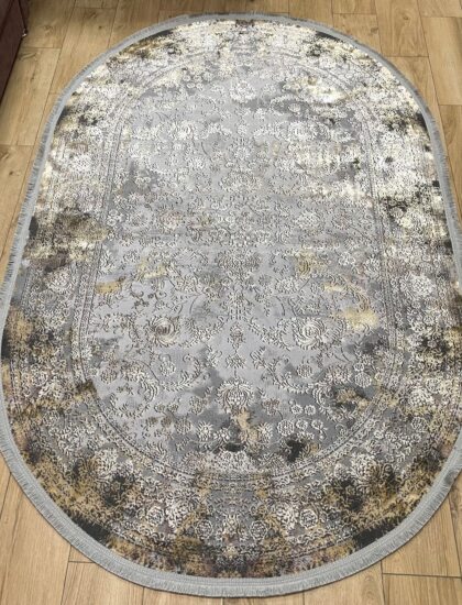 Овальный ковёр Liza 6360A_BEIGE_BEIGE, Турция