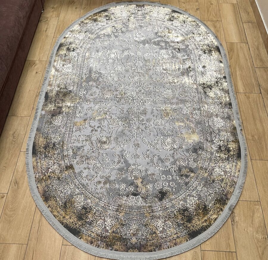 Овальный ковёр Liza 6360A_BEIGE_BEIGE, Турция