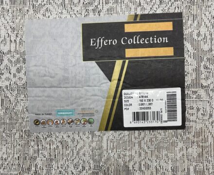 Овальный ковёр Effero  A781AK_D_GREY_L_GREY, Турция