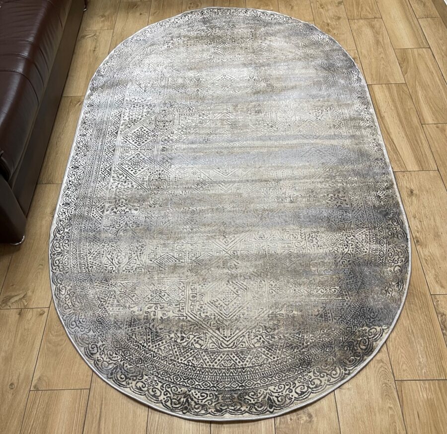 Овальный ковёр Panda  BB335A_L_GREY_C_BEIGE, Турция