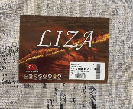 Прямоугольный ковёр Liza 6374A_BEIGE_BEIGE, Турция