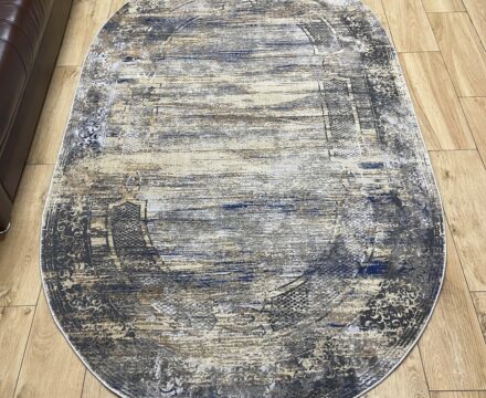 Овальный ковёр Panda  A2093A_IVORY_BLUE, Турция