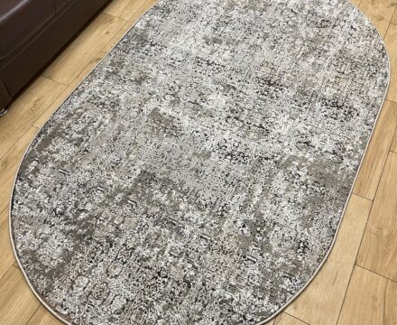 Овальный ковёр Effero  A781AK_D_GREY_L_GREY, Турция