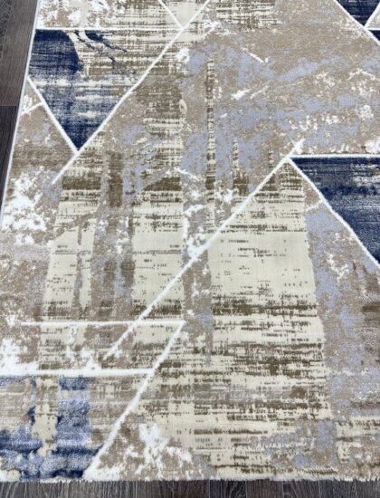 D067A_CREAM SHIRINK / BLUE FDY