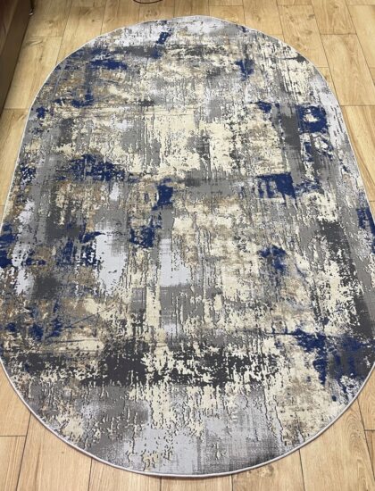 Овальный ковёр Panda  AA612A_L_GREY_BLUE, Турция