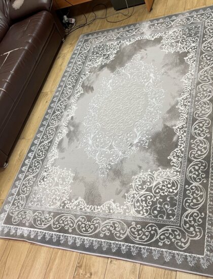 Прямоугольный ковёр Palermo 0102SA_C_L_GREY_C_GREY, Турция