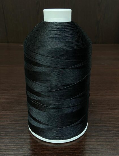 Лавсановая нить для оверлока черная Вторичная