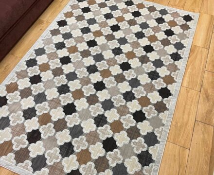 Прямоугольный ковёр Effero  A778AG_GREY_ANTRASIT, Турция