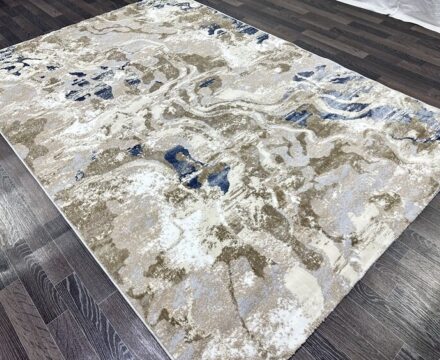 D070B_CREAM SHIRINK / BLUE FDY