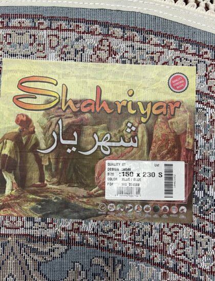 Овальный ковёр Shahriyar 3854N_BLUE_BLUE, Турция