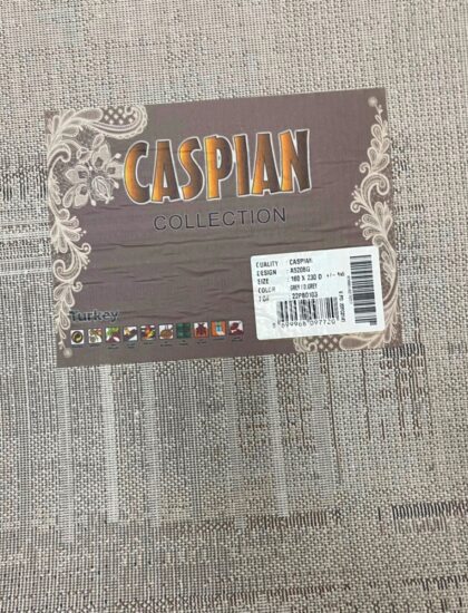 Прямоугольный ковёр Effero  A520BG_GREY_D_GREY, Турция