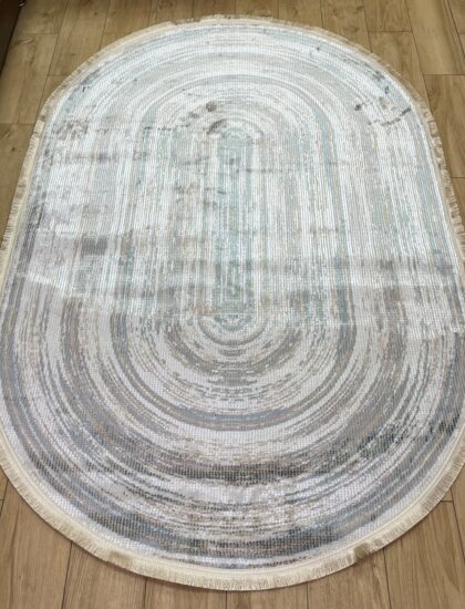 Овальный ковёр Carina 4908A_CREAM_CREAM, Турция