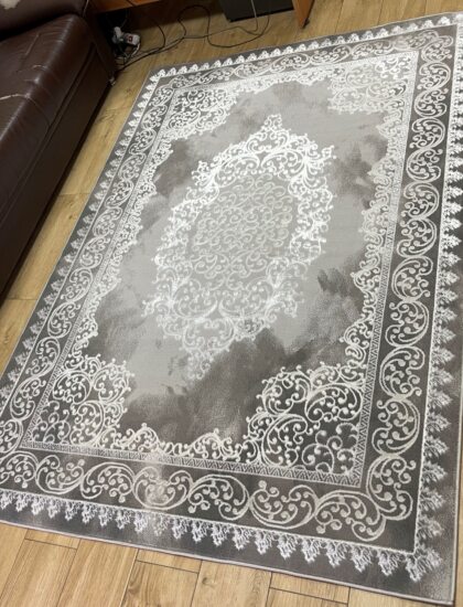 Квадратный ковёр Palermo 0102SA_C_L_GREY_C_GREY, Турция