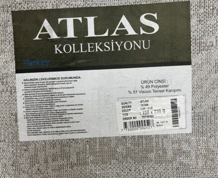 Овальный ковёр Atlas 3634A_VIZON_BEIGE, Турция