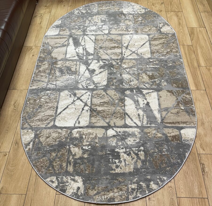 Овальный ковёр Atlas 3661A_BEIGE_GREY, Турция