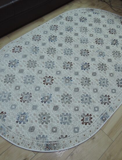 Овальный ковёр Selin  2913A_CREAM_CREAM, Турция